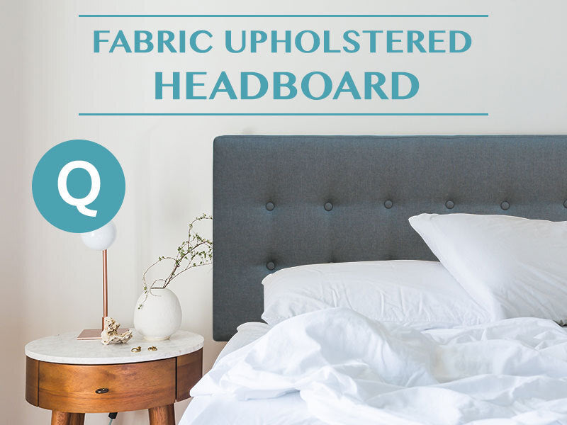 SUSAN Fabric Upholstered Headboard - QUEEN