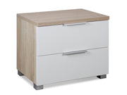 SETH 2 Drawer Bedside Table Nightstand