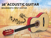 Acoustic Guitar Full Size 38" - BEIGE