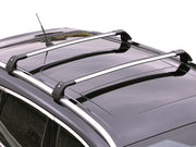 102-106cm Universal Car SUV Flush Rail Roof Rack 2PCS - SILVER