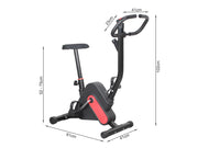 Exercise Bike Home Gym Workout Training Fitness Exercycle - BLACK + RED