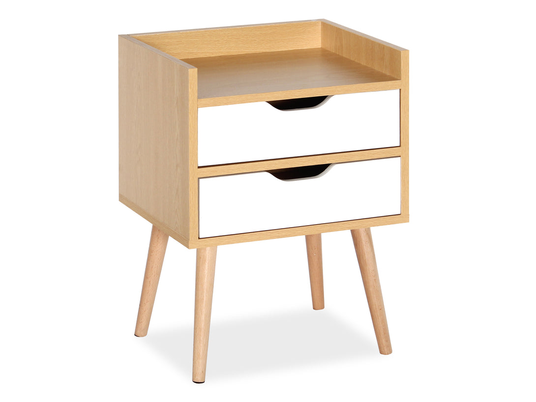 MARC Bedside Table Nightstand - OAK