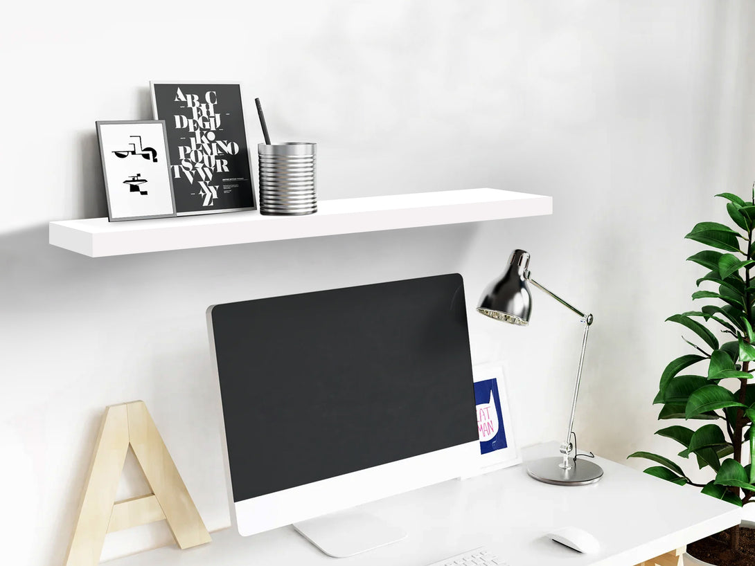 ALAKOL Floating Shelf 80cm - WHITE