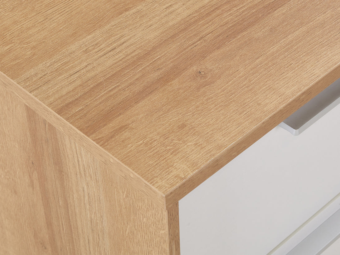 KAWEKA Wooden Bedside Table - OAK