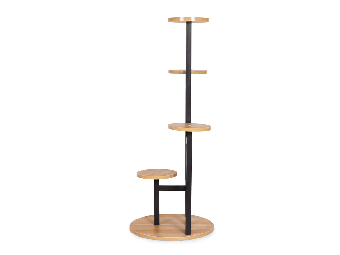 QUAIL 5 Tier Plant Stand - BLACK