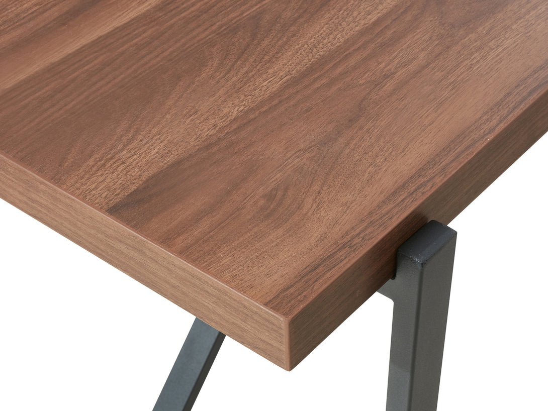 LIRON Dining Table Rectangle 180x90cm - WALNUT