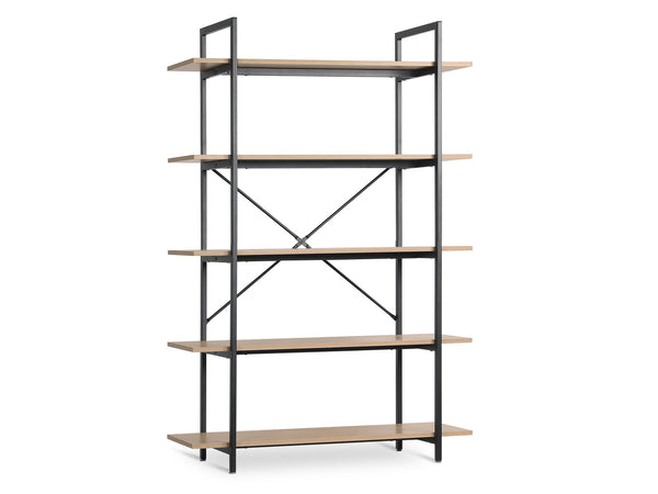 NATRON 5 Tier Bookshelf - OAK