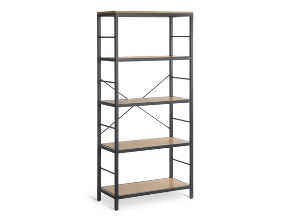 MAINIT 5 Tier Bookshelf - OAK