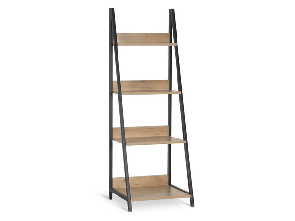 ONEGA 4 Tier Ladder Shelf - OAK