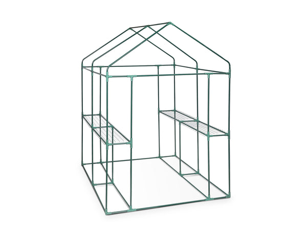 Walk-In Greenhouse 1.45 x 1.45 x 2M - GREEN