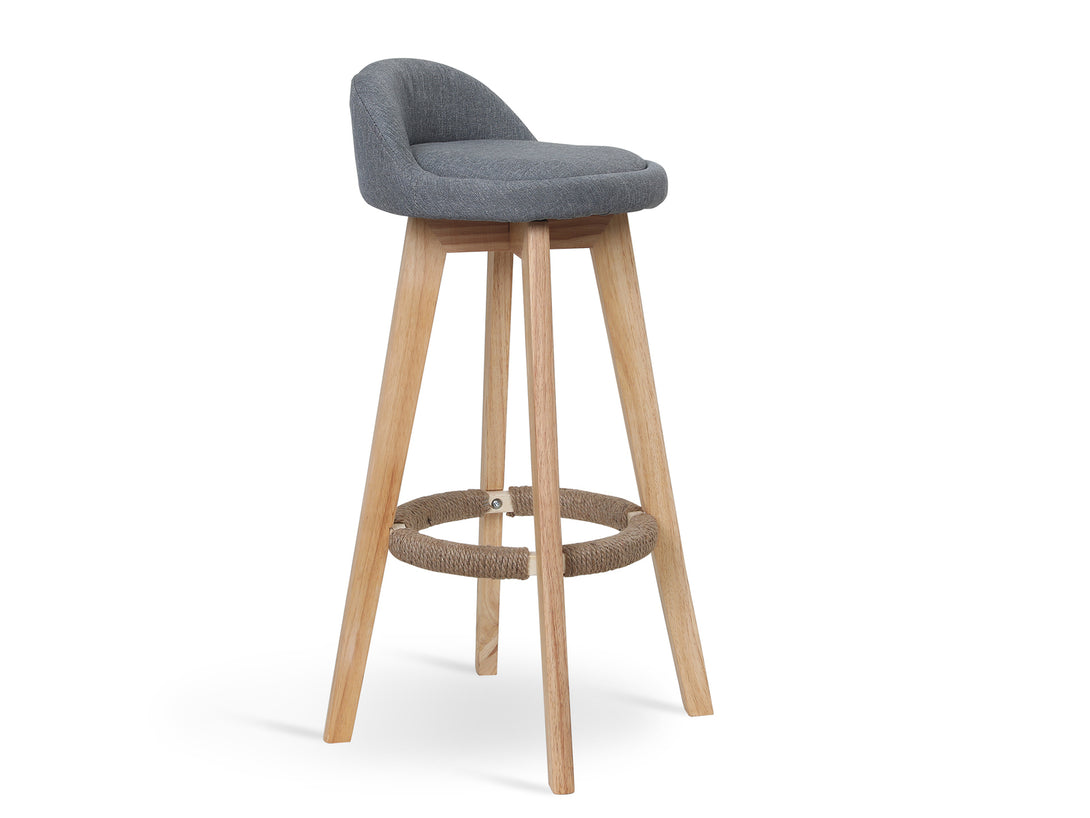 DOE Bar Stool Wooden Barstool 2PCS