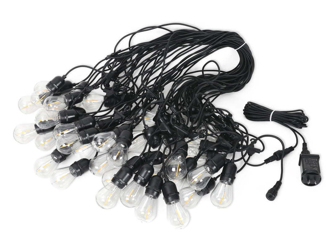 Straight Side 40 LED Festoon Lights String Lights 41M