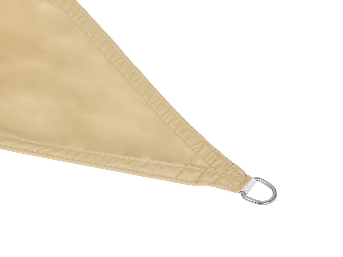 TOUGHOUT Serein Waterproof Triangle Shade Sail 3.6m x 3.6m x 3.6m - SAND