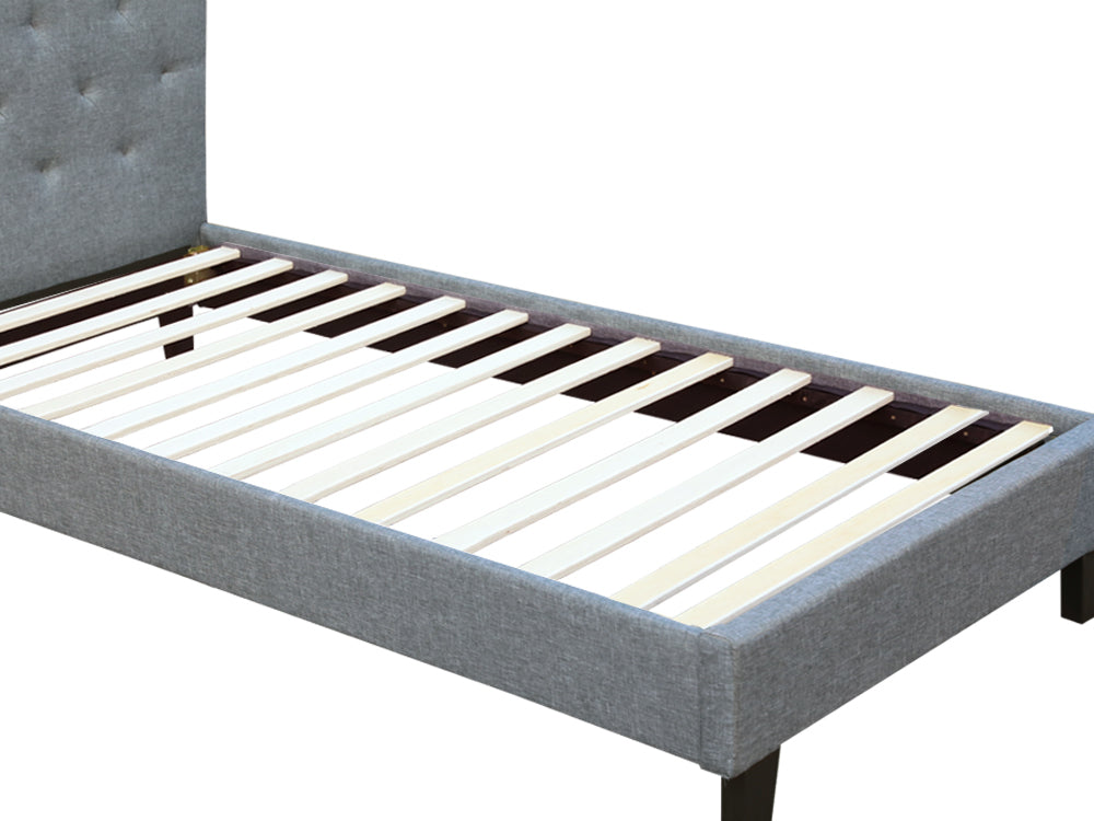 BLANE King Single Bed Frame - GREY