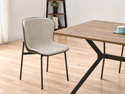 NAOMI 4PCS Dining Chair - BEIGE
