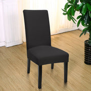1pcs Stretch Elastic Chair Cover - BLACK