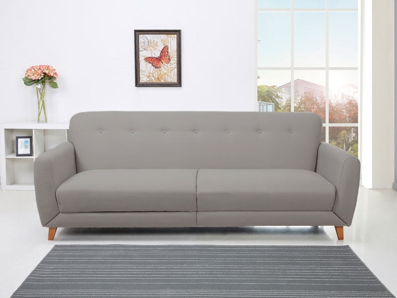 MUNICH 3 Seater Sofa Bed LIGHT GREY