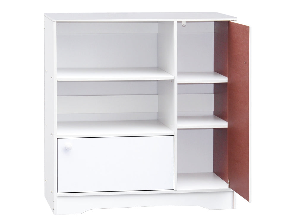 BERG Storage Shelf Cabinet Organiser Rack - WHITE