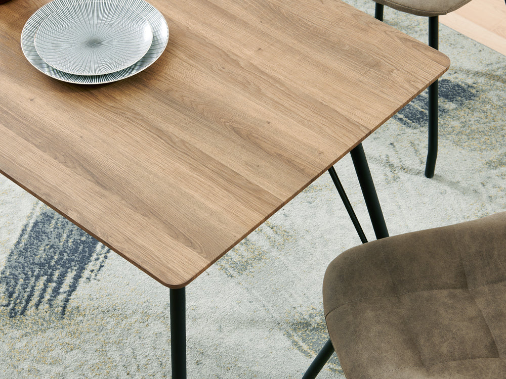 CECIL Dining Table Rectangle 120x70cm - WALNUT