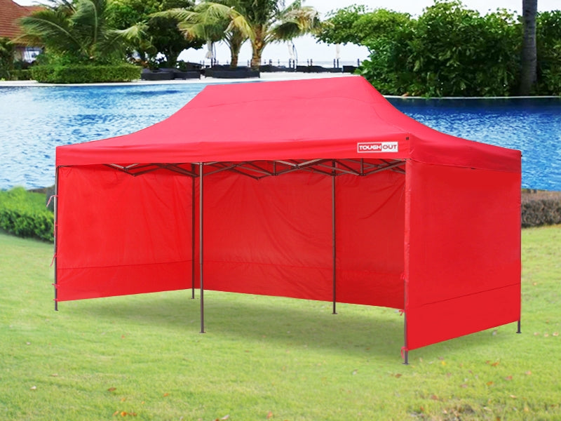 TOUGHOUT Breeze Gazebo 3x6M RED