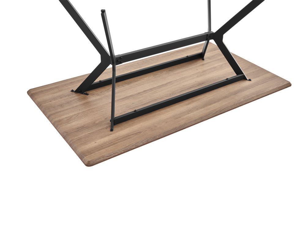 CLAUDE Dining Table Rectangle 160x90cm - WALNUT