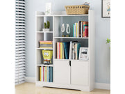 CRATER Bookshelf Storage Cabinet - WHITE