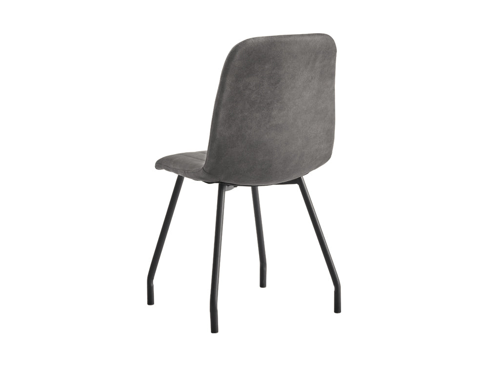 KIARA 4PCS Dining Chair - DARK GREY