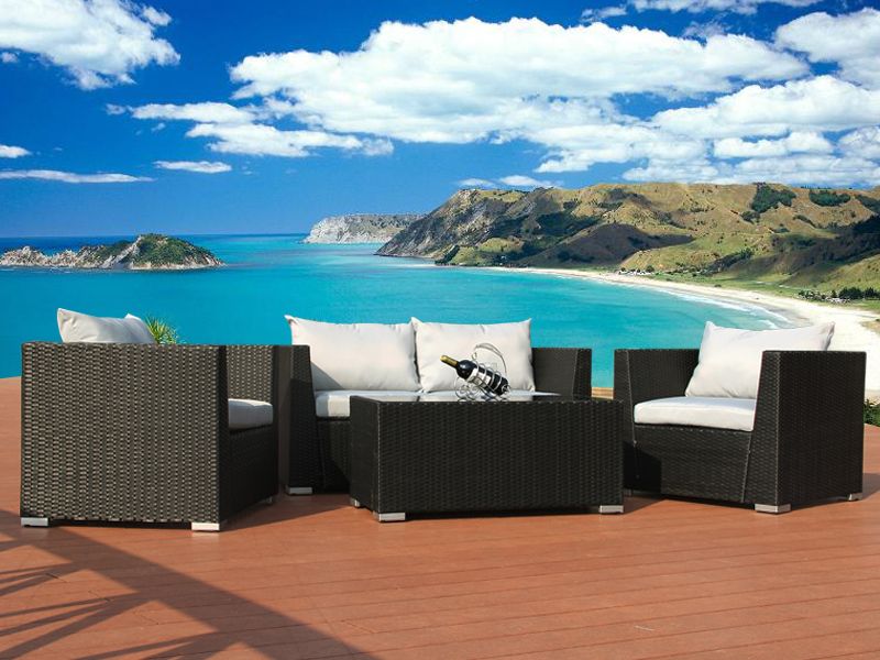 MOOREA Rattan Outdoor Sofa Set 4PCS