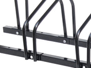 3-Slot Floor Mounted Bike Stand Bike Rack BLACK