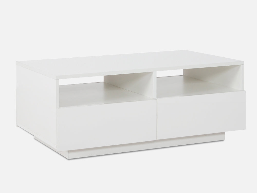 HADAR Coffee Table High Gloss with 4 Drawer