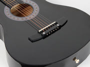 38" Acoustic Guitar Black