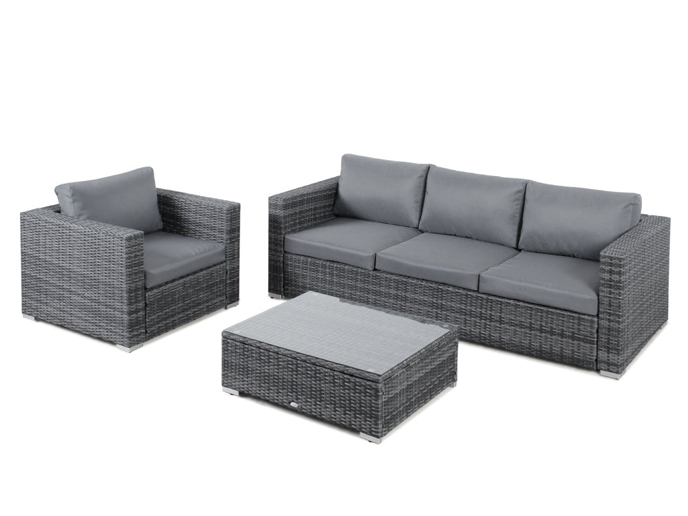 BERMUDA Rattan Outdoor Furniture Sofa Set 3PCS