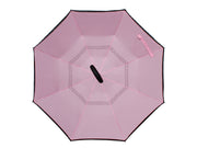 Inverted Umbrella Parasol Umbrella Reversed Umbrella Double Layer  - PINK