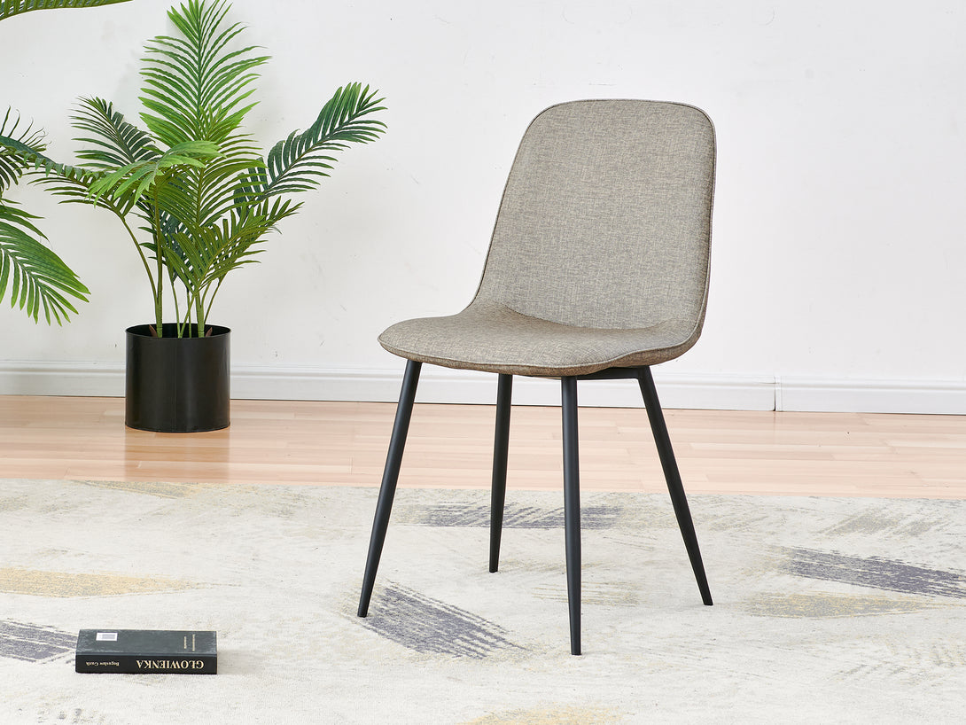 CALLIE 4PCS Dining Chair - TAUPE