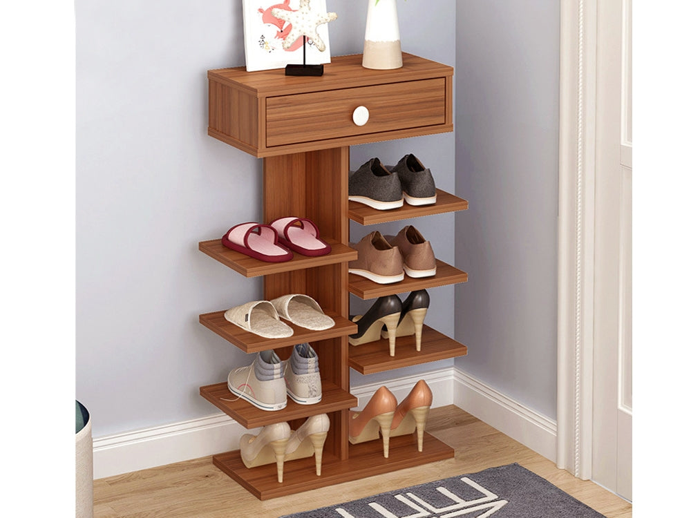 BRUNNER 5 Tier Shoe Rack Organiser Storage Shelf 