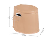 Large Capacity Portable Toilet Compact Potty Loo Pool