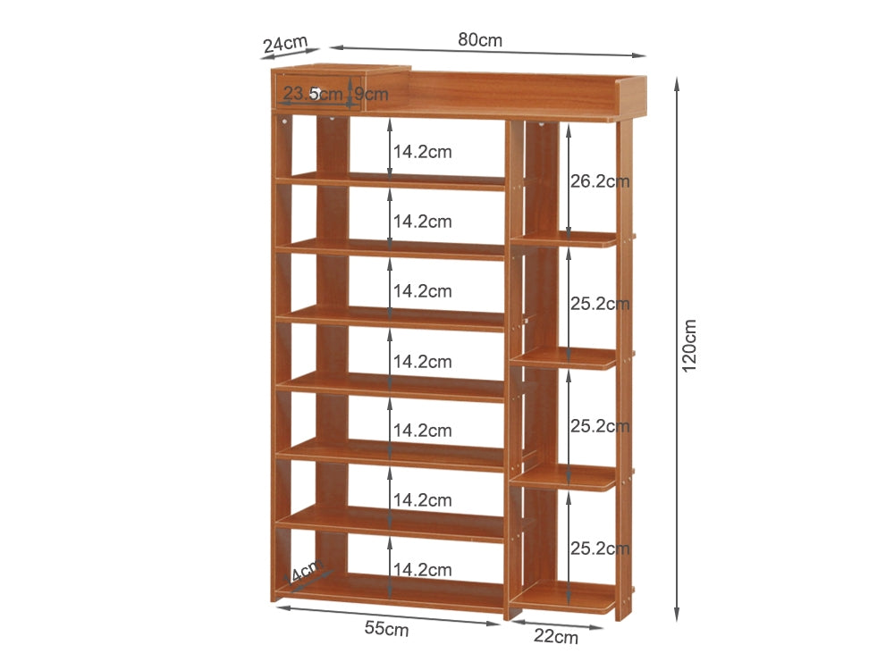 MATHESON 8 Tier Shoe Rack Shoe Storage Shelf