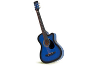 38" Acoustic Guitar Blue