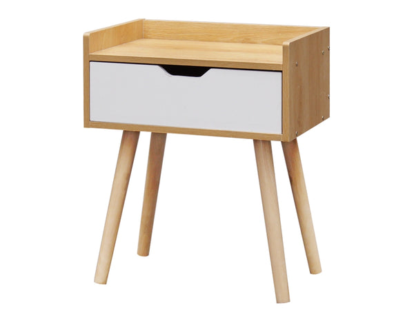 TOMI Bedside Table Nightstand - OAK