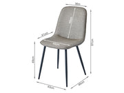 CALLIE 4PCS Dining Chair - TAUPE