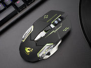 Rechargeable Electroplated Wireless Gaming Mouse