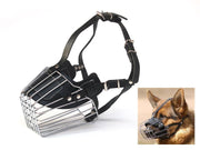 Dog Muzzle with Metal Wire Cage