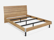 XOAN King Wooden Bed Frame - OAK