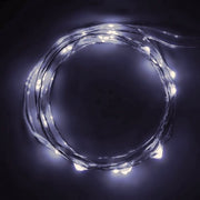 2PCs x 5.2m Copper Wire Seed LED Lights - BRIGHT WHITE