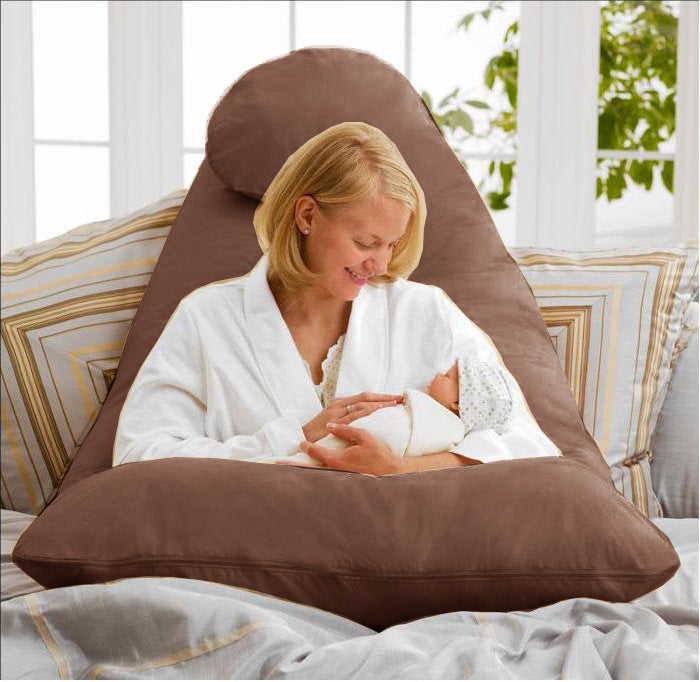 Pregnancy Maternity Pillow Support U-Shape - COFFEE (0.031m3 - 2.55kg)