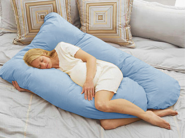 Pregnancy Maternity Pillow Support U-Shape - BLUE (0.023m3 - 3.35kg)