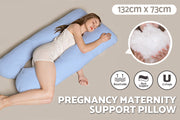 Pregnancy Maternity Pillow Support U-Shape - BLUE (0.023m3 - 3.35kg)