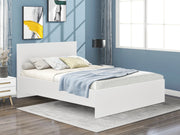 TONGASS King Single Wooden Bed Frame - WHITE