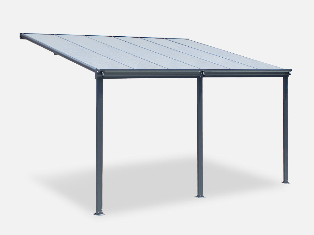 TOUGHOUT Patio Canopy Roof 3.7M x 3M