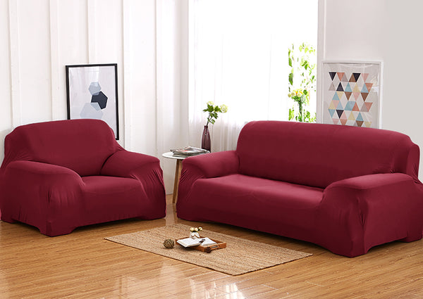 3 Seater Sofa Cover Couch Cover 190-230cm - RED